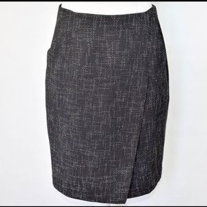 The Limited- Gray Tweed Skirt